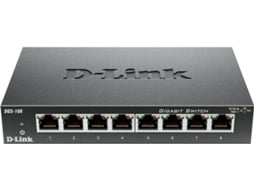 Switch D-LINK DGS-108 (8 Portas Gigabit - 2000 Mbps)