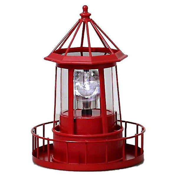 Farol Solar Led, Luminária Giratória para Jardim, Estátua de Jardim À Prova D'água com Iluminação a BRILVIBERA