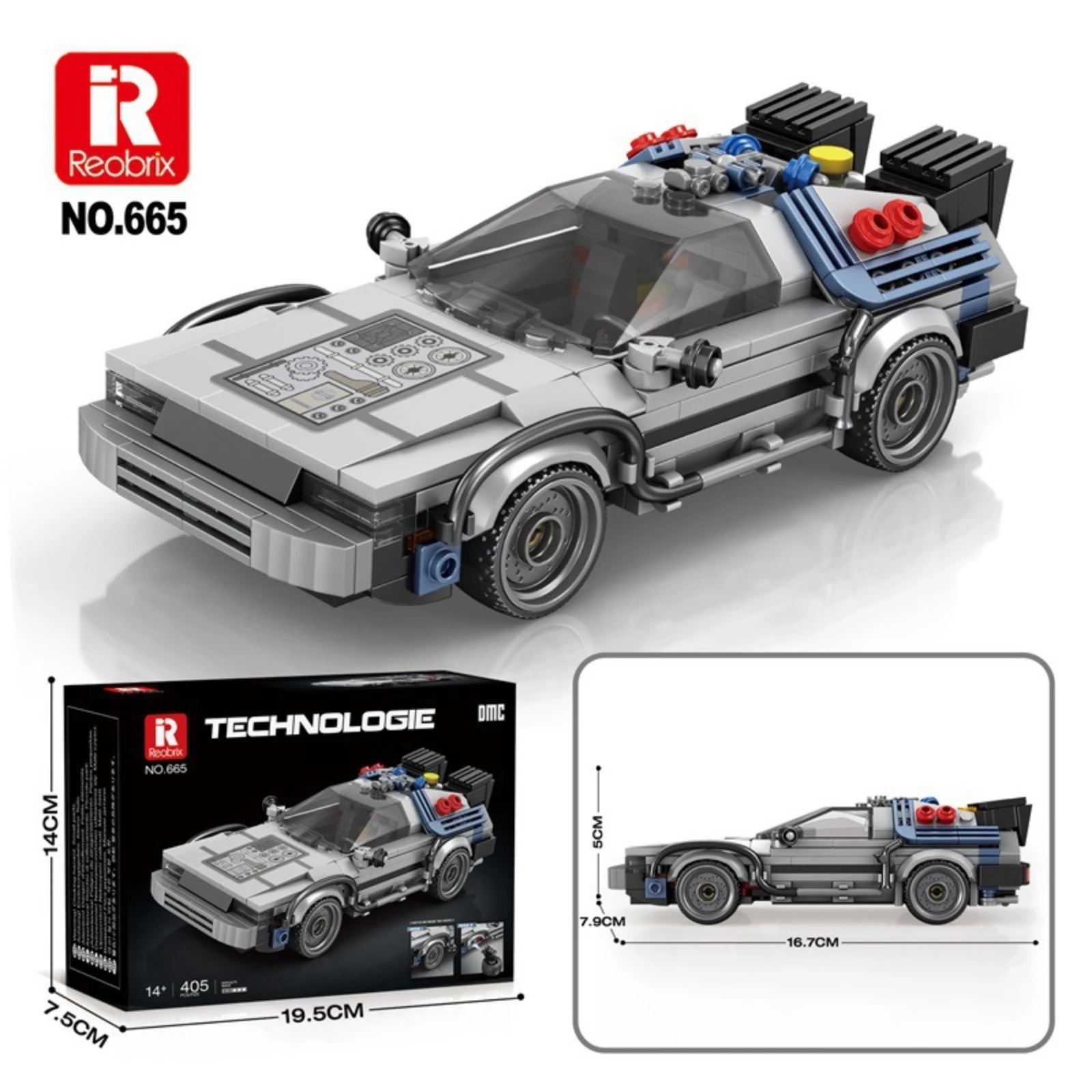 Moc City Technology Carro De Corrida Bloco De Montar Faça Você Mesmo