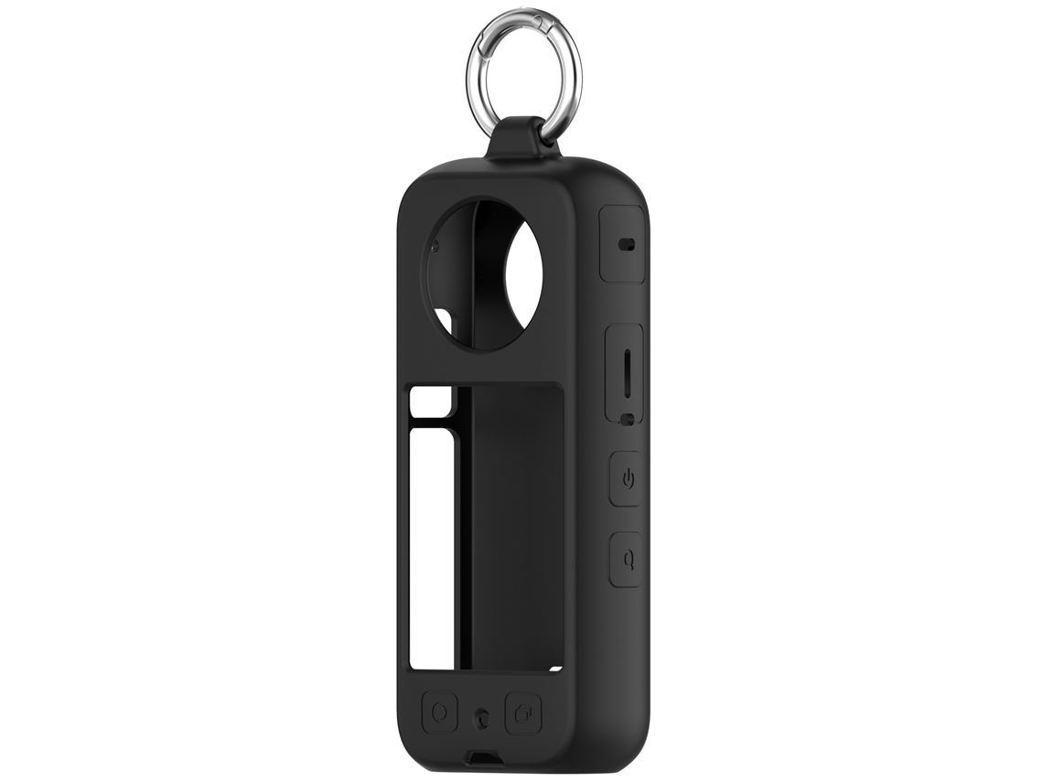 Capa De Silicone Protetora Para Insta360 X5 , À Prova De Quedas E Resistente À Água Preto Panoona