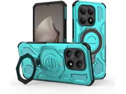 Capa Hexinyigjly Para Xiaomi Redmi Note 15 Pro Plus 5g com Suporte Magnético Verde