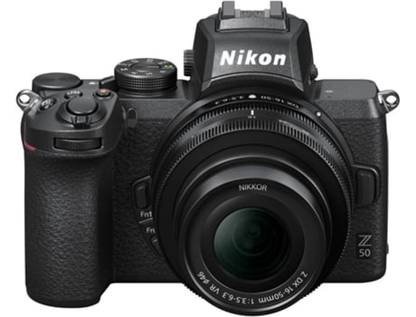 Máquina Fotográfica NIKON Z50 + Nikkor Z DX 16-50MM F3.5-6.3 VR (DX)