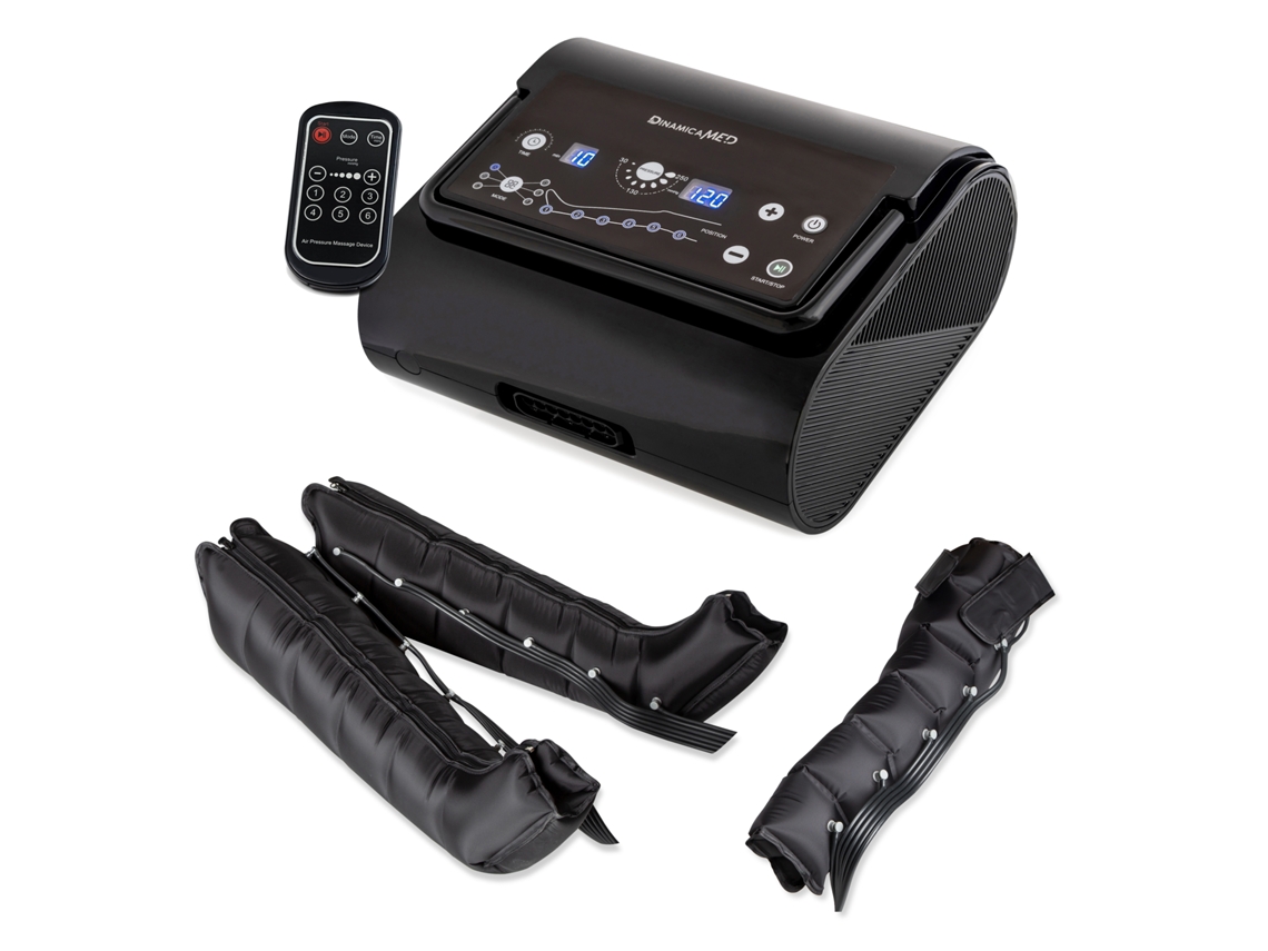 Dinamicamed Presoterapia Digital Premium Compact 6 Com Botas Para Pernas + Braçadeira