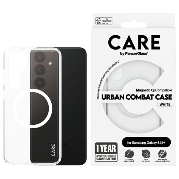Capa PANZERGLASS Flagship Qi Para Samsung Galaxy S24 Com Proteção De Telefone