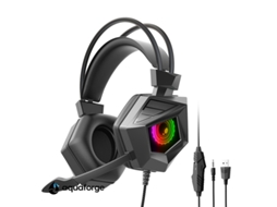 Headset Gaming Com Microfone Rgb Som Estéreo