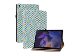 Capa de couro com tecido colorido Webake com suporte para tablet Oppo Realme Pad 10.4