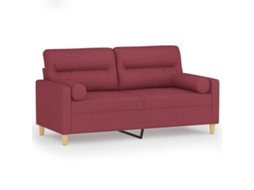 2-seater Sofa, 2-seater Sofas Vidaxl Vermelho Tecido (n/a)