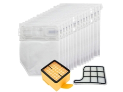 Sacos de microfibra e kit de filtro para aspiradores Vorwerk Kobold Vk135 Vk136