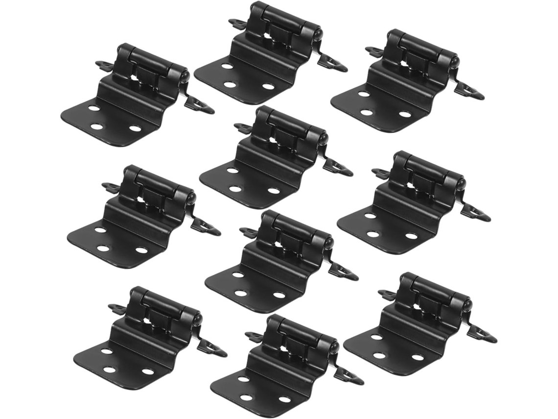 Conjunto De 10 Dobradiças Ferro Reforçado Para Portas Armários, Com