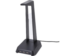 Support De Casque De Jeu, Base Lumineuse Rvb, Port Usb Pratique Pour Les Amateurs De Configuration De Jeu