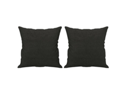 Throw Pillow, Throw Pillows Vidaxl Preto Tecido (n/a)