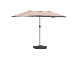 Protetor Solar de Jardim Cinzento Acastanhado Poliéster 385x209x244 cm MAISON EXCLUSIVE
