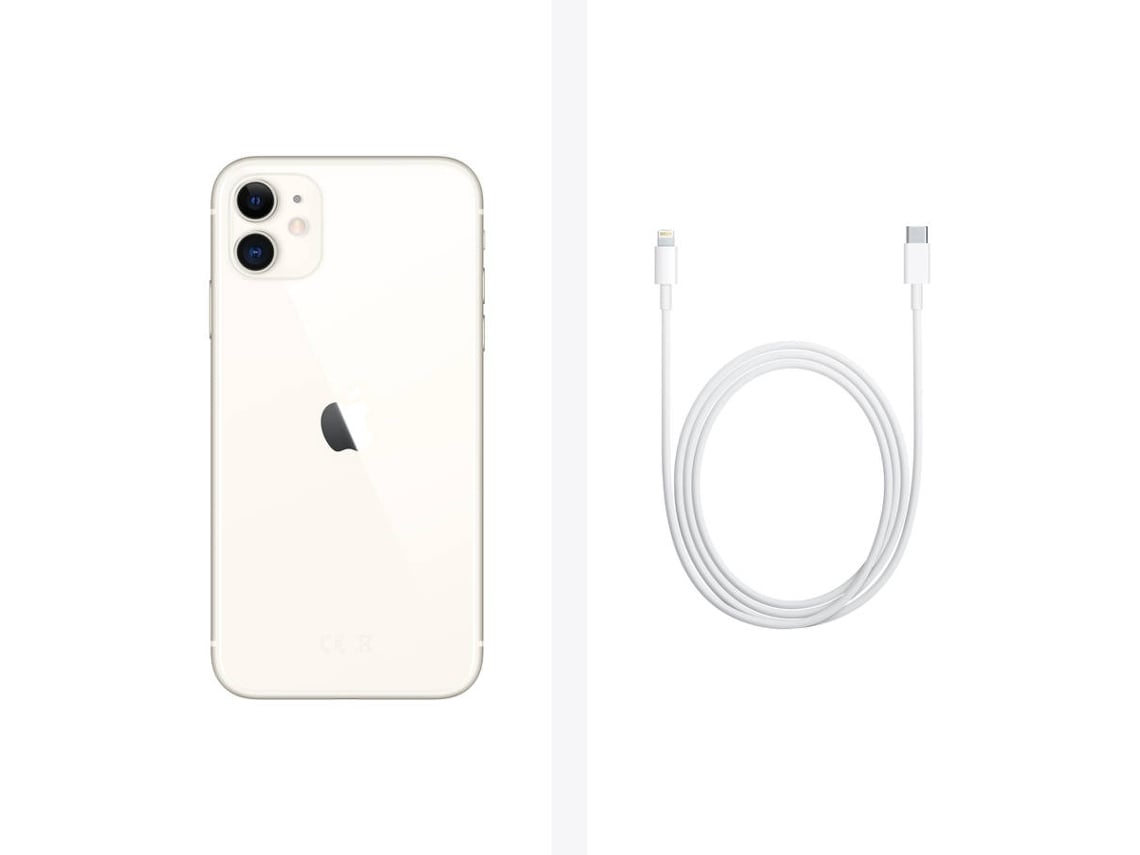 iPhone 11 APPLE (6.1'' - 128 GB - Branco)
