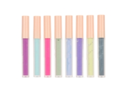 Kit De 8 Lápis De Eyeliner E Sombra Líquido Com Glitter - Pigmentação Alta, À Prova D'água, Multiuso Para Maquiagem Diária E Especiais