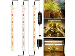 Lâmpada Led De Espectro Completo Para Plantas De 60 W, Lâmpada Regulável Para Plantas, Lâmpada Para Plantas De Interior Com Temporizador Slowmoose
