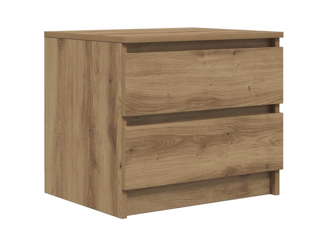 Bedside Cabinet, Bedside Cabinets Vidaxl Marrom Madeira Processada (n/a)