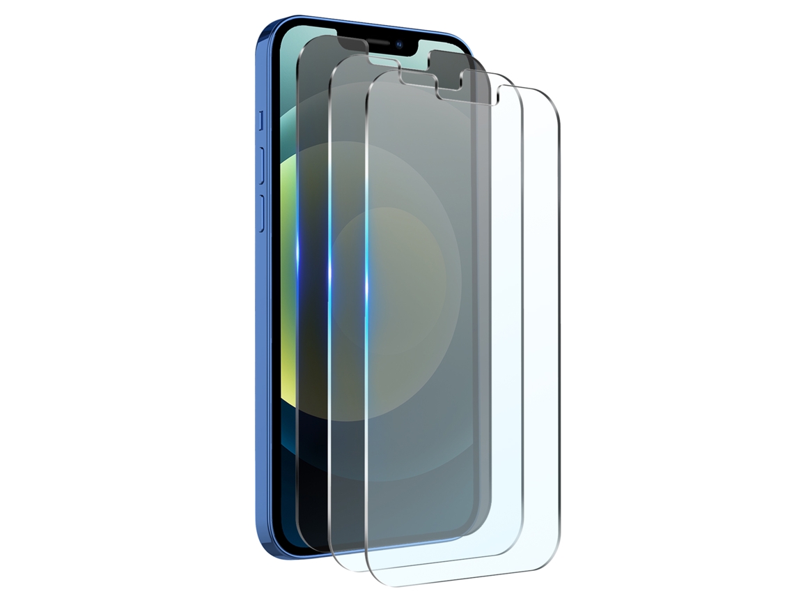 2026 3 Protetores de Tela de Vidro Temperado de Tela Completa para Iphone 13 Pro Max 6.7 Polegadas