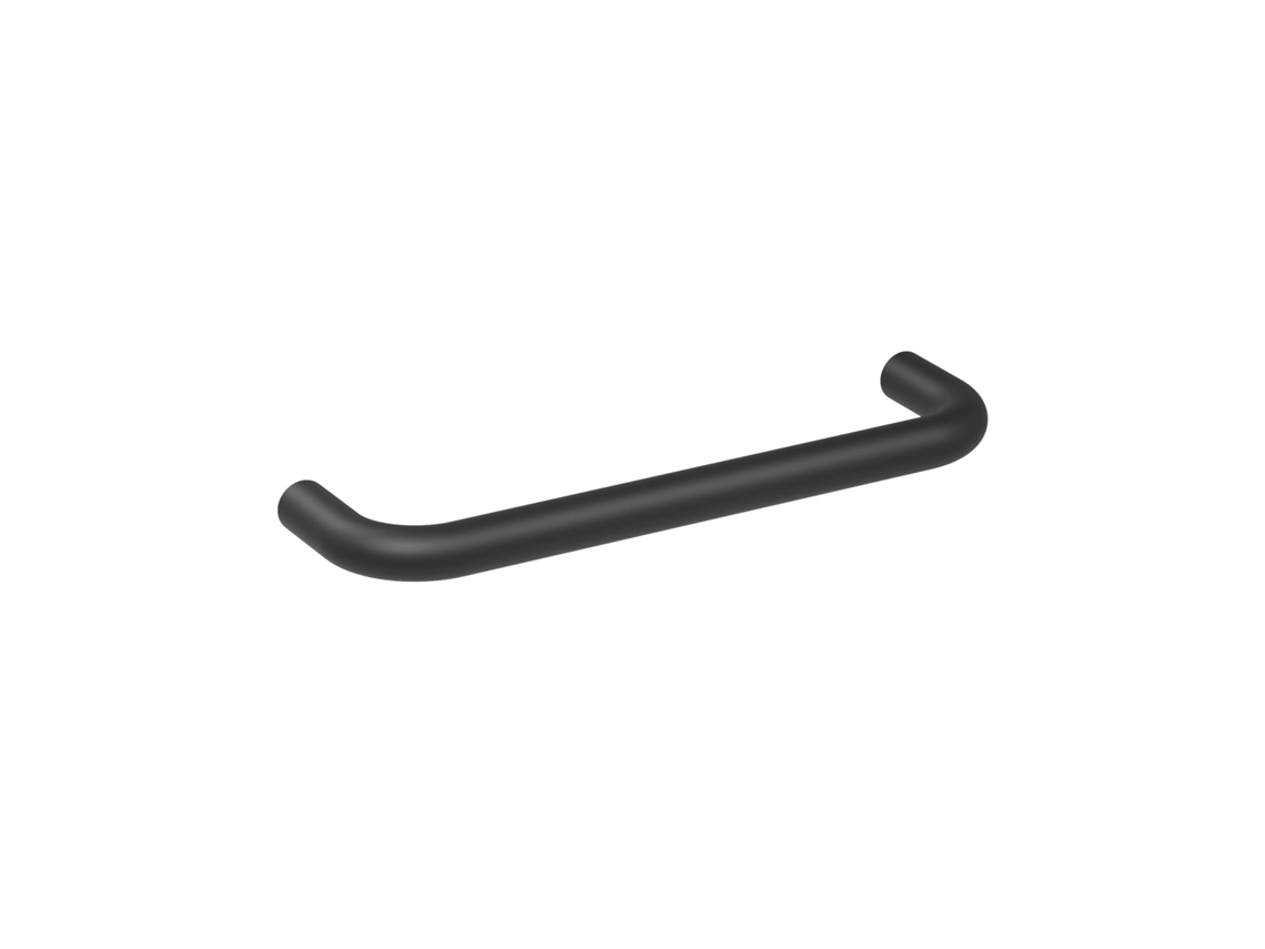 Conjunto de 25 Puxadores em Aço Inoxidável de 128 mm Verniz Preto Mate HARDWAREXCHANGE