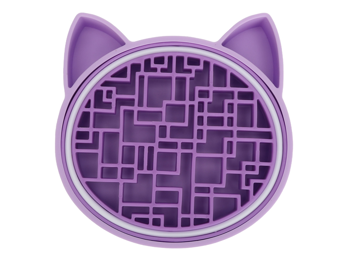 2026altiro-placa De Limpeza De Pincéis De Maquilhagem De Silicone Com Suportes De Secagem Em Forma De Gato Roxo