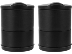 Cinzeiros Portáteis Imikeya, Design Especial À Prova De Fogo, Conjunto De 2 Para Carros, Feitos De Borracha