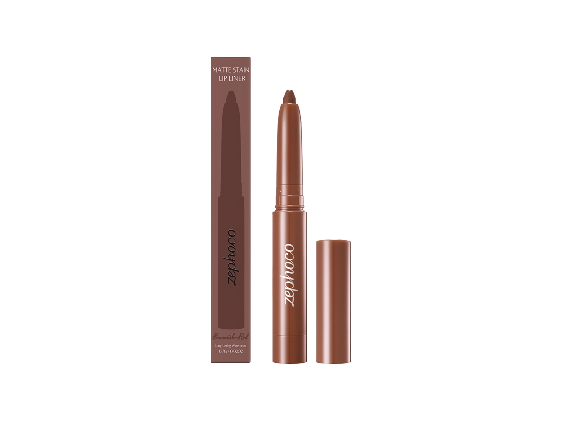Lápis Labial Marrom Vermelho Matte Natural