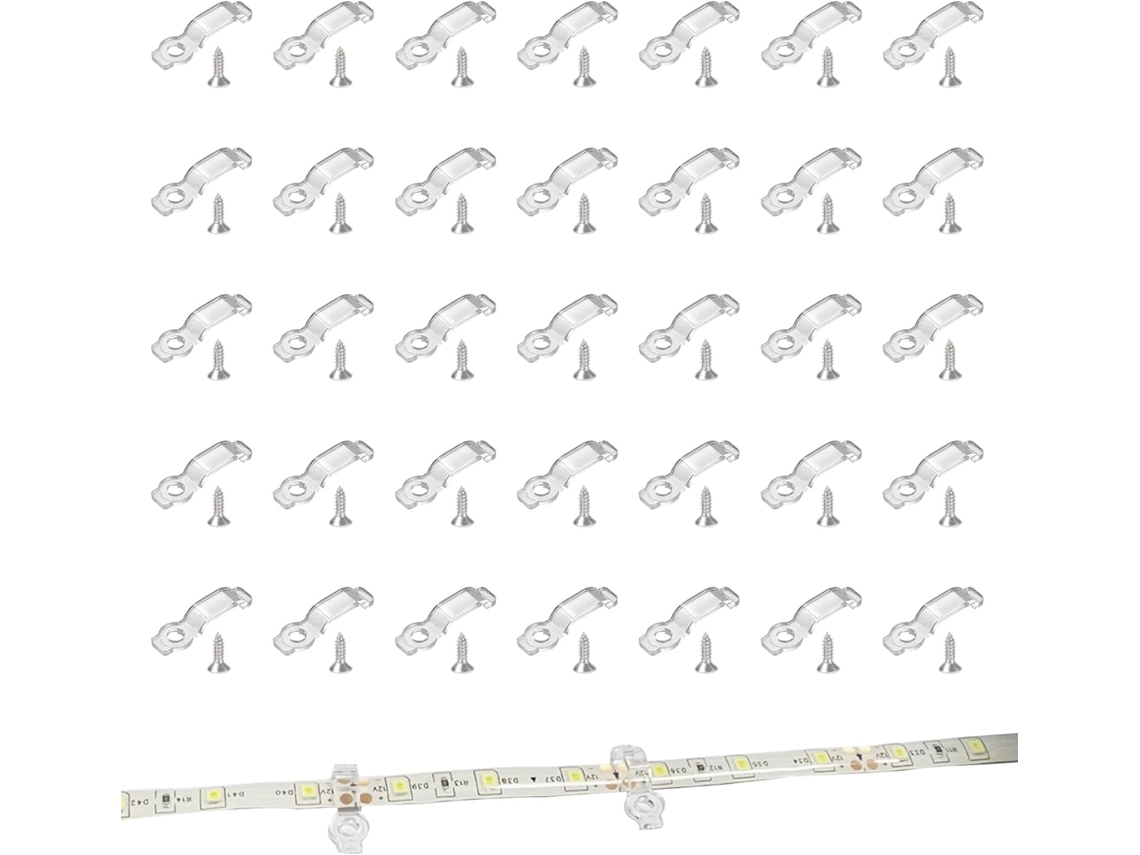 100 Peças De Fitas Led, Braçadeira De Conexão Para Fitas Led, Fy