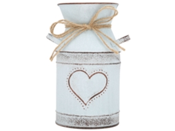 Vaso De Ferro Galvanizado Laxiscreed Com Design Coração E Corda Para Decoração Exterior