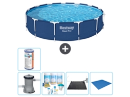 Bestway Piscina Bestway Steel Pro Redonda - 396x84 Cm - 6-peças S22111