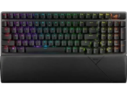 Teclado Mecânico ASUS Rog Strix Scope II 96 RGB (Bluetooth - Inglês - Preto)