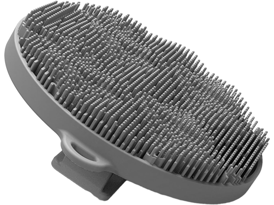 Lurelia Acessório De Duche Com Escova De Silicone Para Banho, Pega Ergonómica, Antiderrapante E Massagem Suave, Uso Diário Essencial