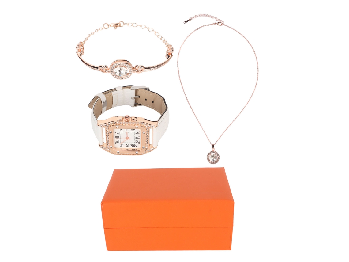 2026 conjunto de 3 Relógios Pulseira com Glitter para Mulher