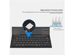 Folding Bluetooth Keyboard Portable Travel Foldable Keyboard Efdafss