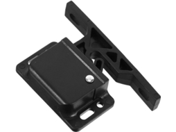 Conjunto Com 2-travas Para Porta De Armário Rv Parafusos, Trava Lateral De Plástico Abs Preto Para Gaveta