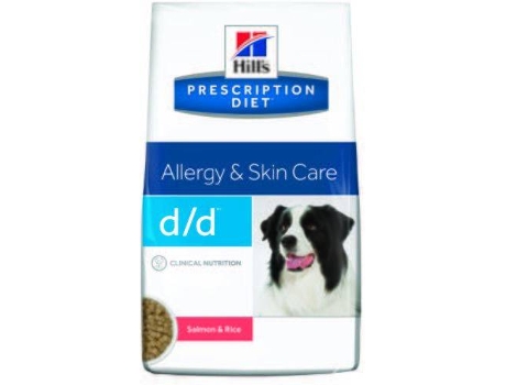 Ração para Cães HILL'S Prescription Diet Canine D/d (5 Kg - Sabor: Salmão e Arroz)
