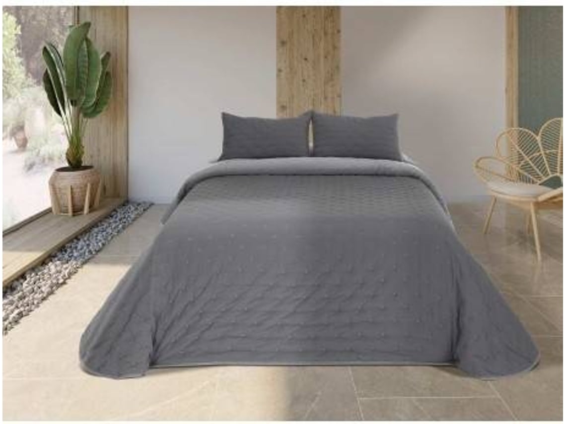 Colcha Pierre Cardin Lorena Cinzento 105 cm