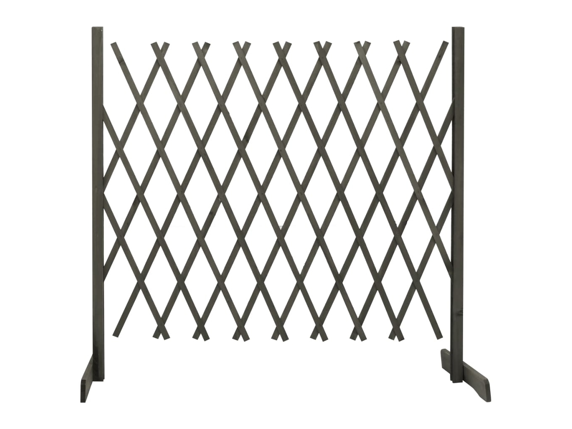 Trellis Fence, Trellis Fences Vidaxl Cinzeto Madeira (180 X 100 Cm)