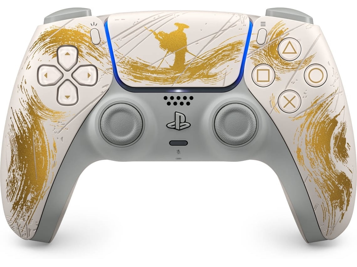 Comando DualSense PS5 Ghost of Yōtei Edição Limitada Gold  (Outlet Grade A )