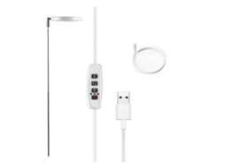 Lâmpada De Cultivo Interna Spectrum Halo Led Com Temporizador Automático E Altura Ajustável, Ideal Para Plantas. Aquaforge