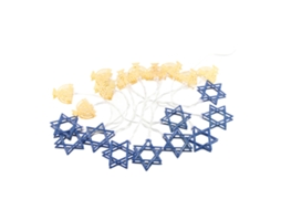Luzes de Fita Hanukkah Led Estrela Hexagonal 3 Metros S/MARCA