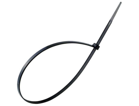 Colar 200x2,5mm Preto Por 100 Em Cartão Profile