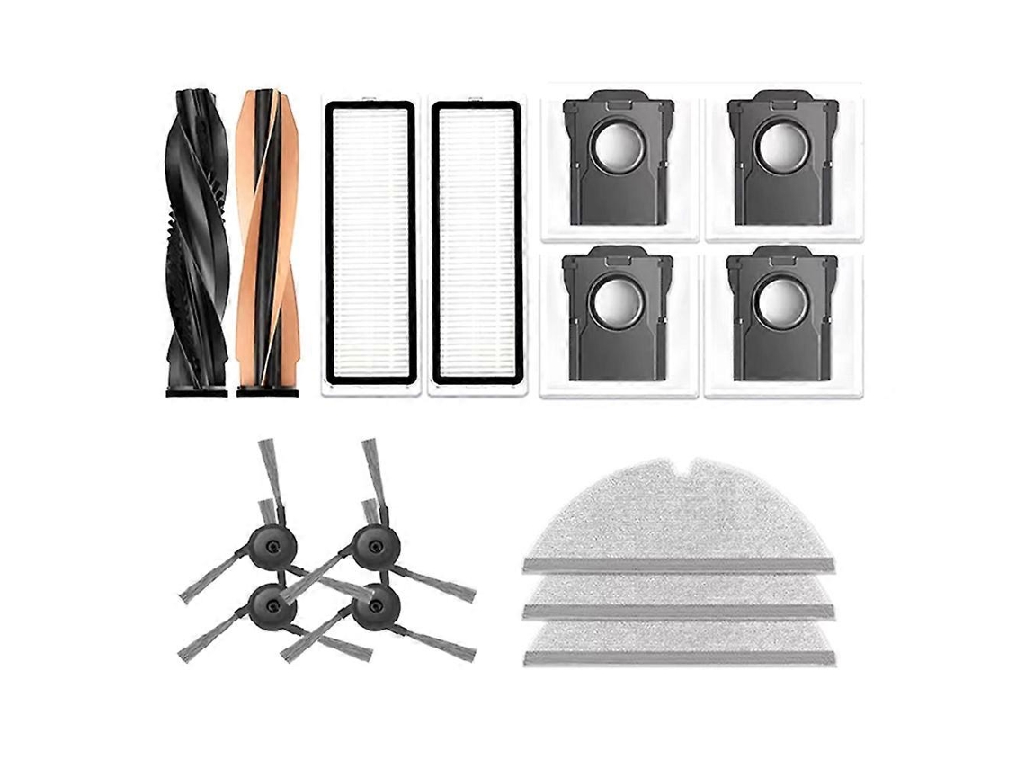 Acessórios Para Aspirador De Pó D20 / D20 Pro: Escova Lateral Principal, Pano De Limpeza, Filtro Hepa_ptg