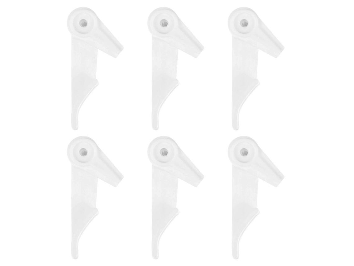 Rebe 50 Conjuntos de Hebillas de Teto para Lâmpadas Clips Sólidos Acessórios de Iluminação Universal