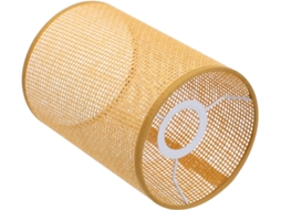 Abajur de Mesa Rústico em Rattan E27cm para Quarto SFUSHOS