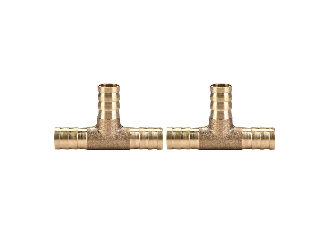 Conector Em T De Latão Laxiscreed Para Mangueira De Ar E Água, Ligação Resistente E Durável