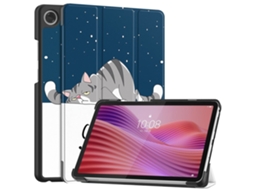 Capa Dobrável Para Lenovo Tab One, Gato