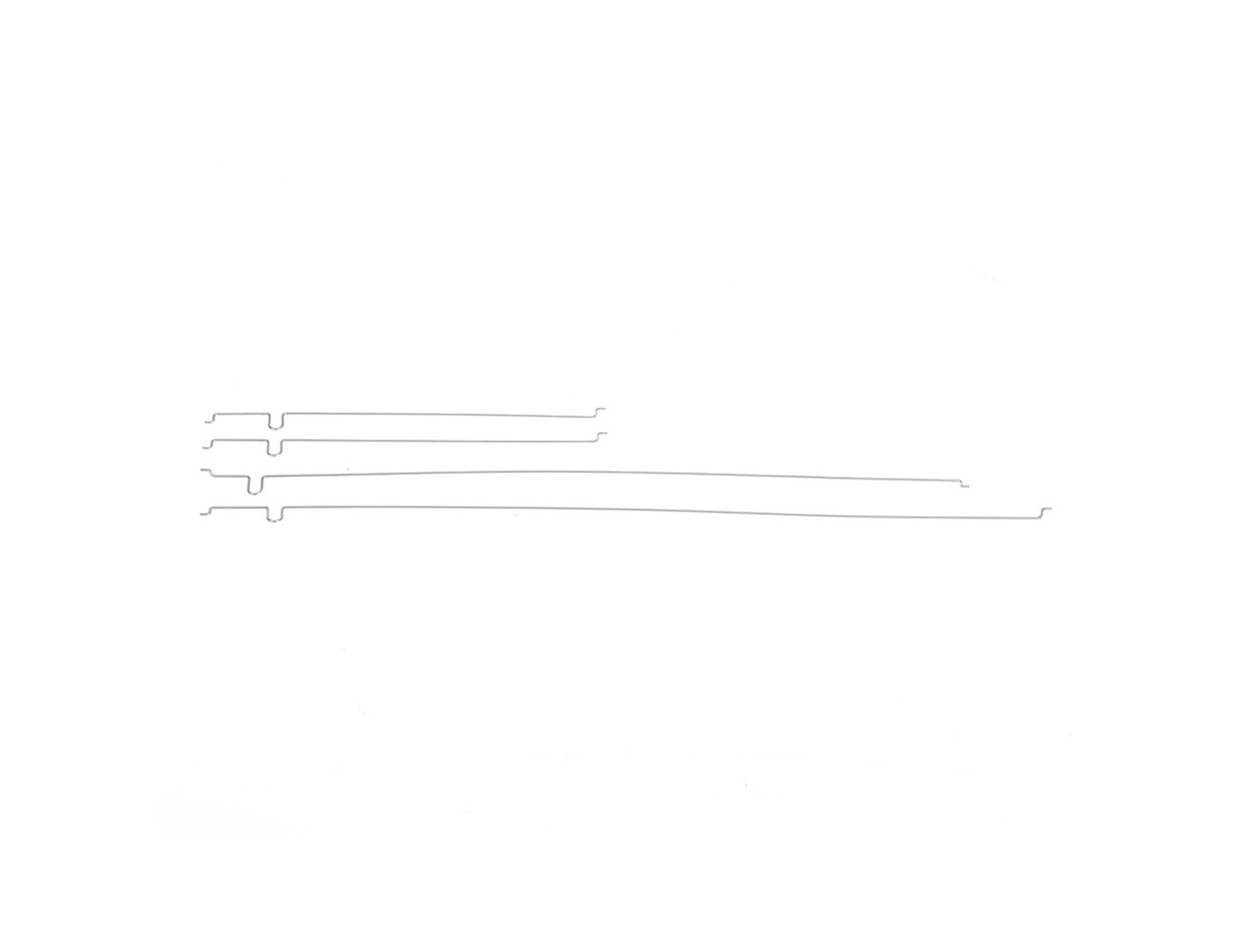 1 Conjunto de Hastes de Impulso para Avião Rc Eachine F4u Corsair Vmf 217 com Envergadura de 500mm MDUG