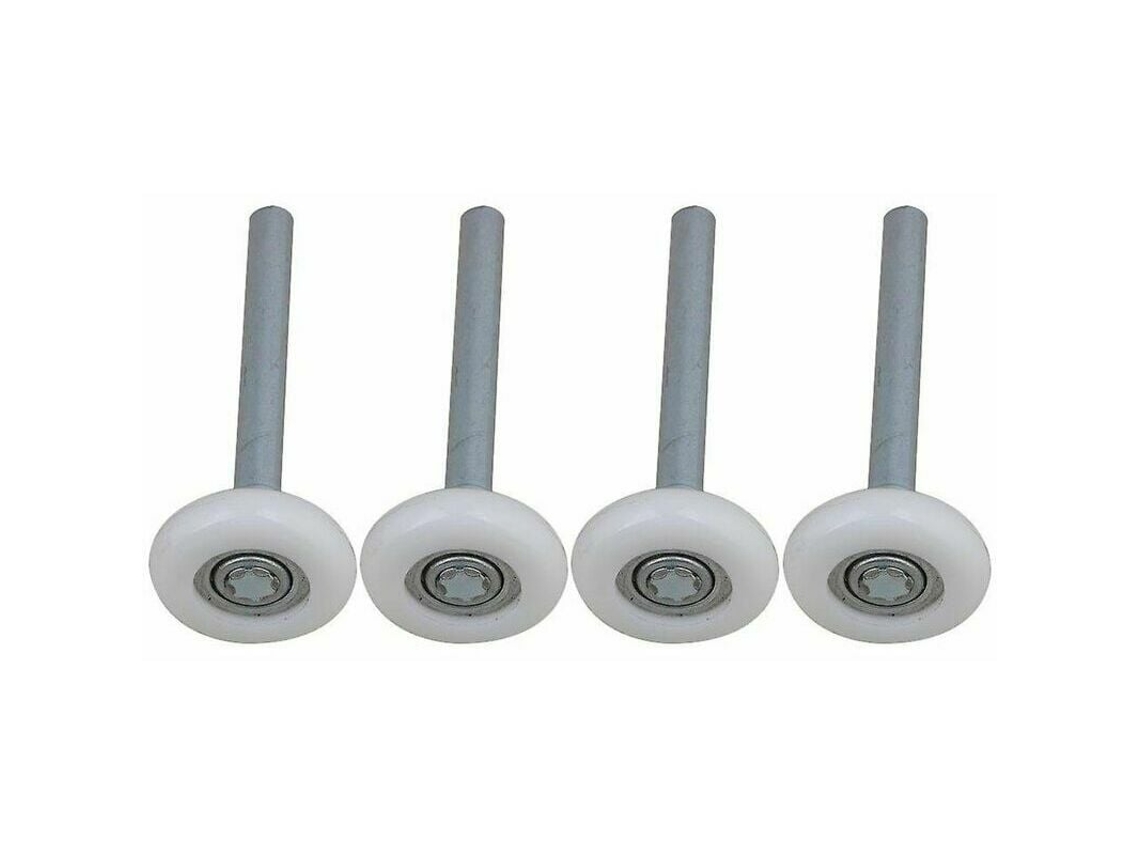 4 Unidades Rolamentos Esféricos De Porta De Garagem Em Nylon Com Eixo De 115 Mm