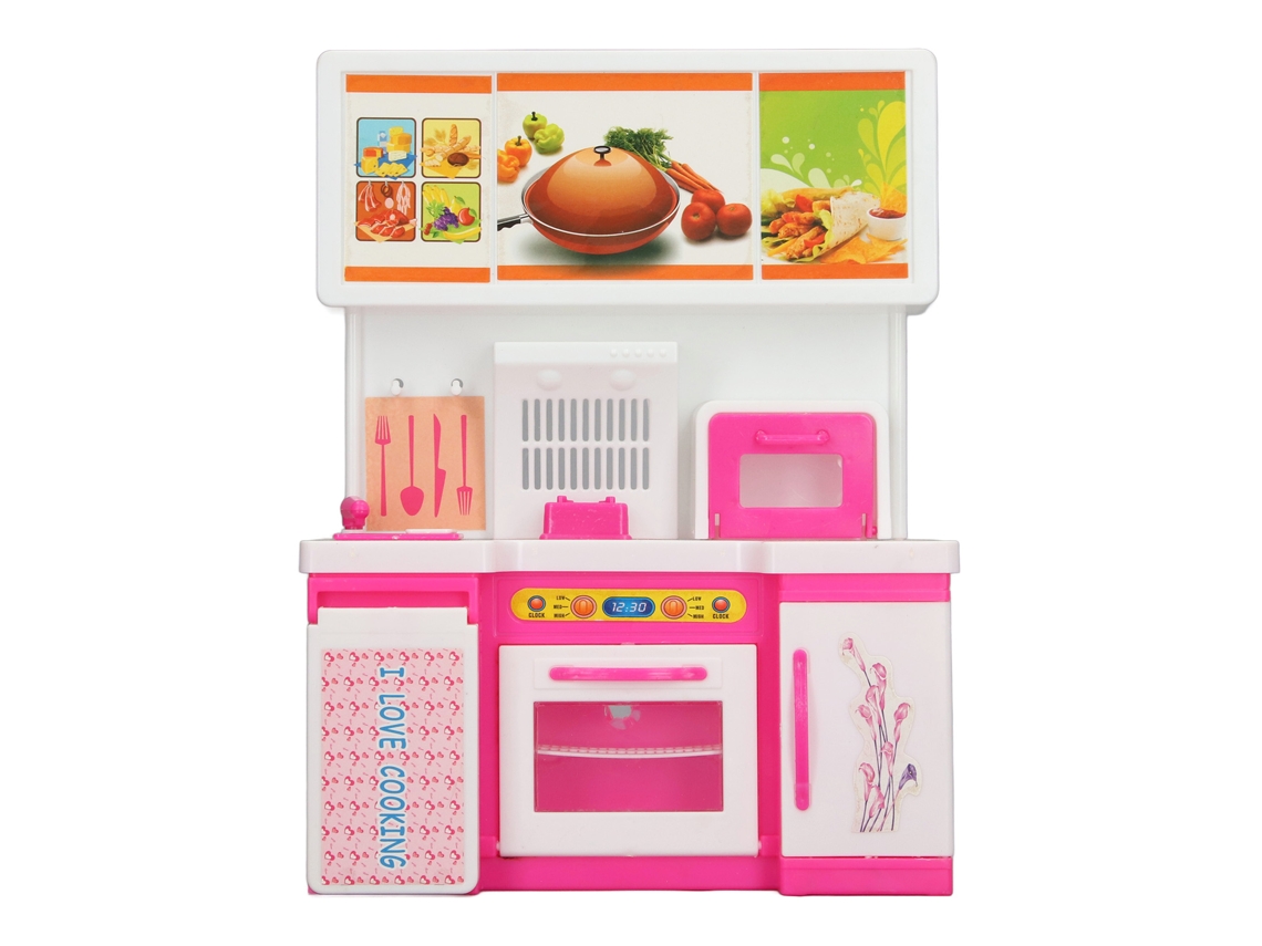 Mali brinquedo de Mesa de Cozinha Infantil com Forno Abertura Reconhecimento Educativo de Utensílios
