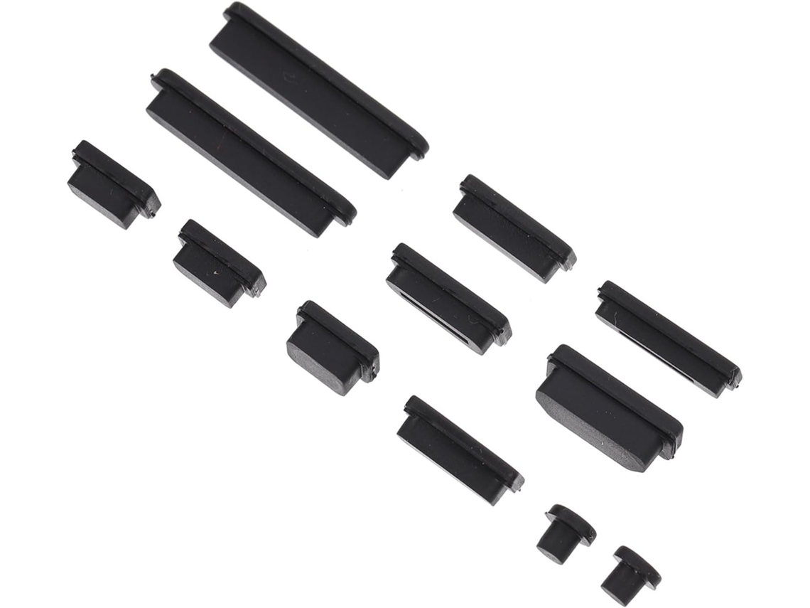 Conjunto De 5 Tampões De Proteção Contra Poeira Para Laptops, Fácil Instalação E Alta Qualidade. Conjunto De 5 Tampões De Proteção Cont Gokoco