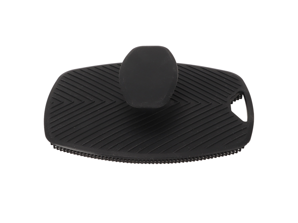 Escobilla De Baño De Silicona Negra Para Exfoliación Y Masaje